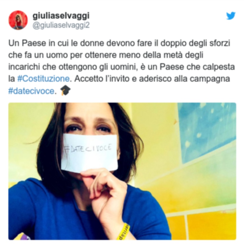 Dateci Voce: Italienska kvinnor kräver röst i kampen om Covid-19